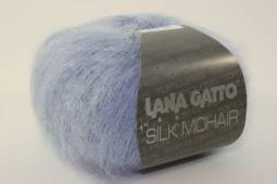 Пряжа Lana Gatto SILK MOHAIR  (Цвет: 7264 голубой)