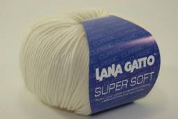 Пряжа Lana Gatto SUPER SOFT (Цвет: 978 молочный)