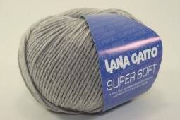 Пряжа Lana Gatto SUPER SOFT (Цвет: 20439 серый меланж)