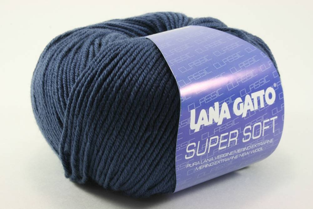 Пряжа Lana Gatto SUPER SOFT (Цвет: 5522 темно-синий)