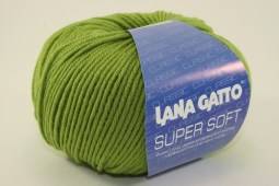 Пряжа Lana Gatto SUPER SOFT (Цвет: 13277 зеленый)