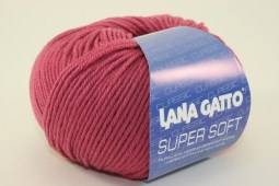 Пряжа Lana Gatto SUPER SOFT (Цвет: 13333 брусника)