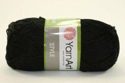 Пряжа Yarn Art STYLE (Цвет: 651 черный)