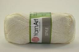 Пряжа Yarn Art STYLE (Цвет: 652 молочный)