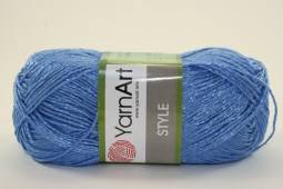 Пряжа Yarn Art STYLE (Цвет: 669 голубой)