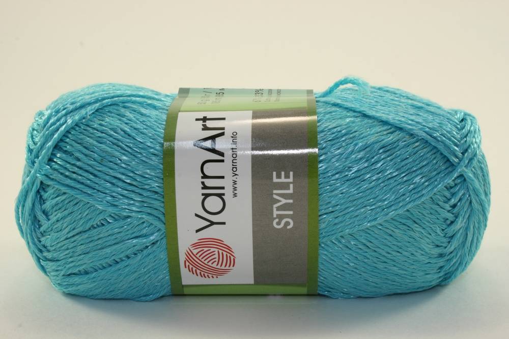 Пряжа Yarn Art STYLE (Цвет: 673 голубая бирюза)