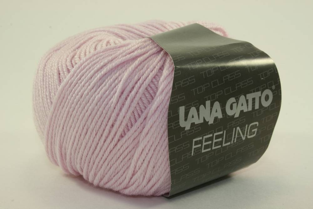 Пряжа Lana Gatto FEELING (Цвет: 12923 св.розовый)