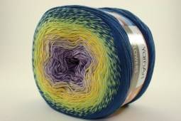 Пряжа Yarn Art FLOWERS (Цвет: 257 сине-желто-сиреневый)
