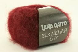 Пряжа Lana Gatto SILK MOHAIR LUX (Цвет: 5891 бордовый)