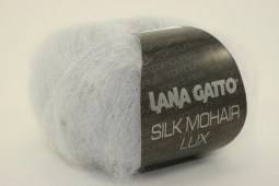 Пряжа Lana Gatto SILK MOHAIR LUX (Цвет: 6033 светло-серый)