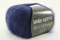 Пряжа Lana Gatto SILK MOHAIR LUX (Цвет: 6035 темно-синий)