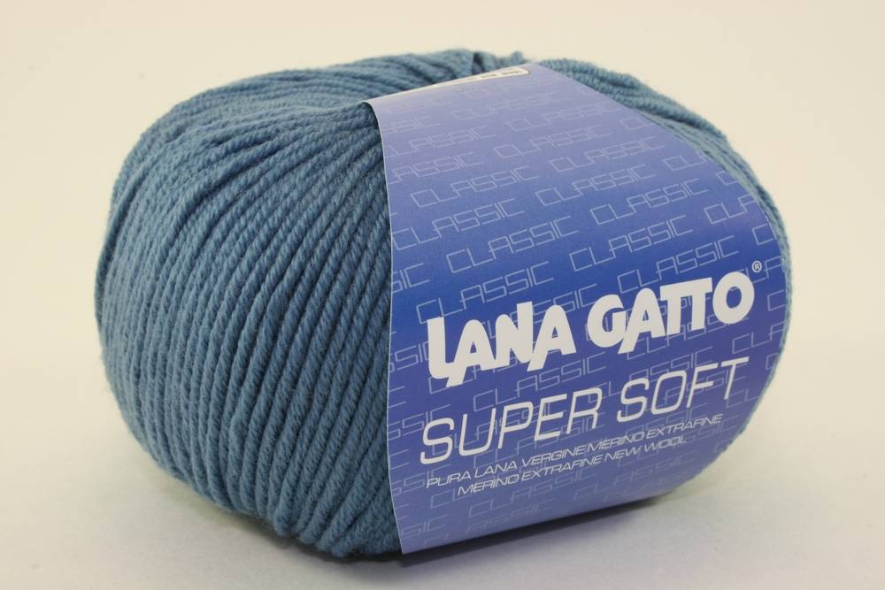 Пряжа Lana Gatto SUPER SOFT (Цвет: 14332 лазурный)