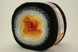 Пряжа Yarn Art FLOWERS (Цвет: 259 черно-серо-желтый)