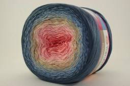 Пряжа Yarn Art FLOWERS (Цвет: 262 бежево-розово-голубой)