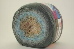 Пряжа Yarn Art FLOWERS (Цвет: 268 серо-бежево-голубой)