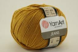 Пряжа Yarn Art JEANS  (Цвет: 84 горчица)