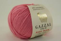 Пряжа Gazzal BABY WOOL (Цвет: 828 розовый)