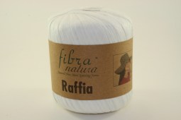 Пряжа Fibra natura RAFFIA (Цвет: 116-01 белый)