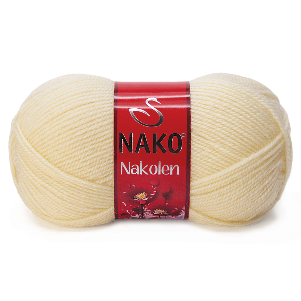 Пряжа Nako NAKOLEN (Цвет: 256 молочный)