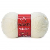 Пряжа Nako NAKOLEN (Цвет: 300 молочный)
