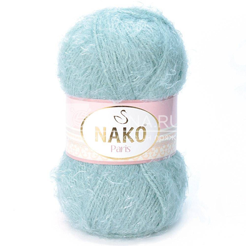 Пряжа Nako PARIS (Цвет: 4229 дымчато-зеленый)