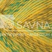 Пряжа Пехорка РОВНИЦА МУЛЬТИКОЛОРОВАЯ (Цвет: 564 желто-лаймовый)