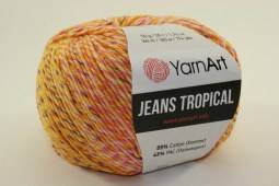 Пряжа Yarn Art JEANS TROPICAL (Цвет: 617 желто-оранжевый)