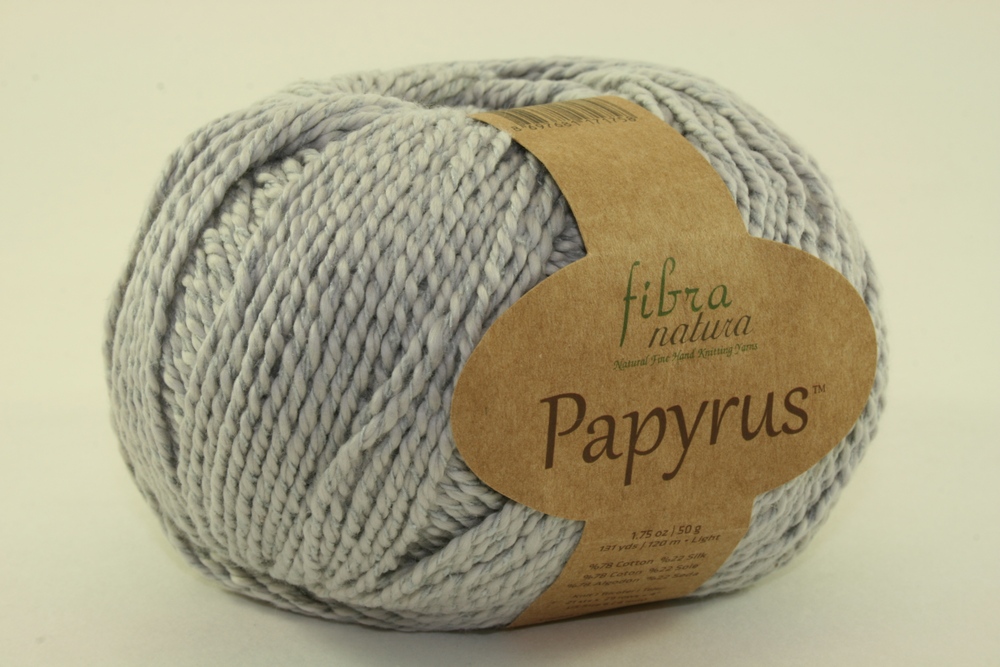 Пряжа Fibra natura PAPYRUS (Цвет: 229-25 светло-серый)