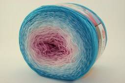 Пряжа Yarn Art FLOWERS (Цвет: 294 бирюзово-розовый)