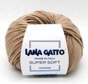 Пряжа Lana Gatto SUPER SOFT (Цвет: 10046 т.бежевый)