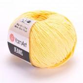 Пряжа Yarn Art JEANS  (Цвет: 88 светло-желтый)