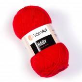 Пряжа Yarn Art BABY (Цвет: 156 ярко-красный)