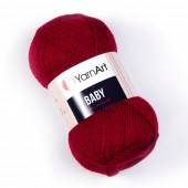 Пряжа Yarn Art BABY (Цвет: 3024 темно-красный)