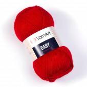 Пряжа Yarn Art BABY (Цвет: 576 красный)