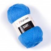 Пряжа Yarn Art BABY (Цвет: 600 ярко-голубой)