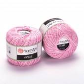 Пряжа Yarn Art VIOLET MELANGE (Цвет: 3051 бело-розово-сиреневый)