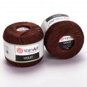 Пряжа Yarn Art VIOLET (Цвет: 0077 коричневый)