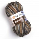 Пряжа Yarn Art CRAZY COLOR (Цвет: 171 бежево-коричнево-серый)