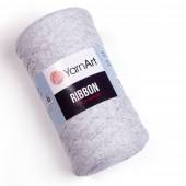 Пряжа Yarn Art RIBBON (Цвет: 756 св.серый меланж)