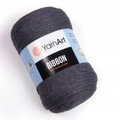 Пряжа Yarn Art RIBBON (Цвет: 758 т.серый меланж)