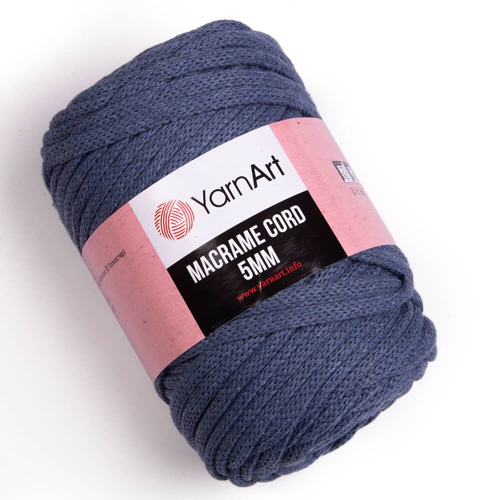 Пряжа Yarn Art MACRAME CORD 5MM (Цвет: 761 серо-голубой темный)