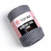 Пряжа Yarn Art MACRAME CORD 3MM (Цвет: 774 темно-серый)