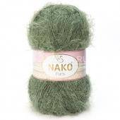 Пряжа Nako PARIS (Цвет: 45 зеленый хаки)