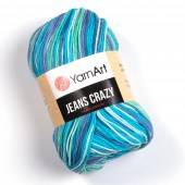 Пряжа Yarn Art JEANS CRAZY (Цвет: 7204 сине-зелено-голубой)