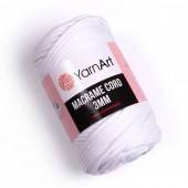 Пряжа Yarn Art MACRAME CORD 3MM (Цвет: 751 белый)