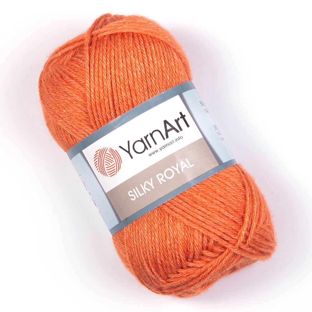 Пряжа Yarn Art SILKY ROYAL (Цвет: 438 морковный)