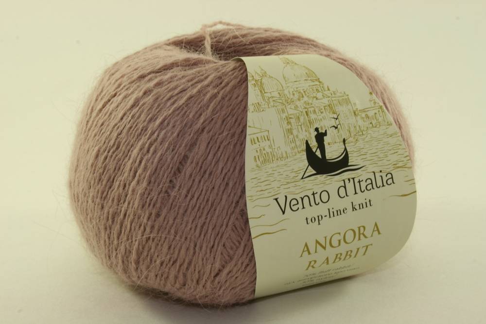 Пряжа Vento d'Italia ANGORA RABBIT (Цвет: 14 розово-бежевый)