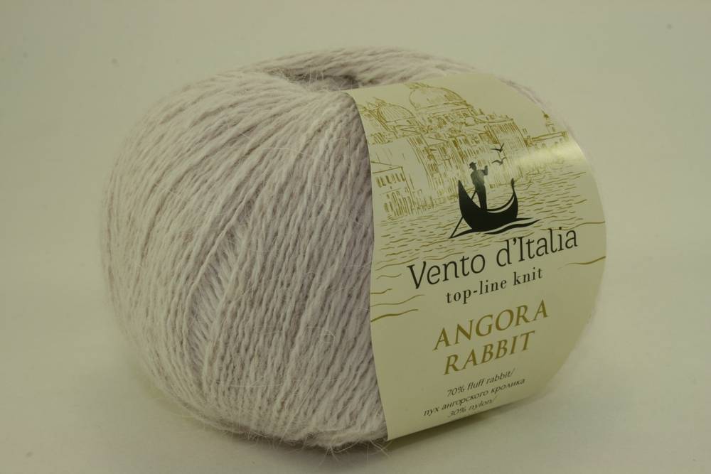 Пряжа Vento d'Italia ANGORA RABBIT (Цвет: 31 жемчужный)