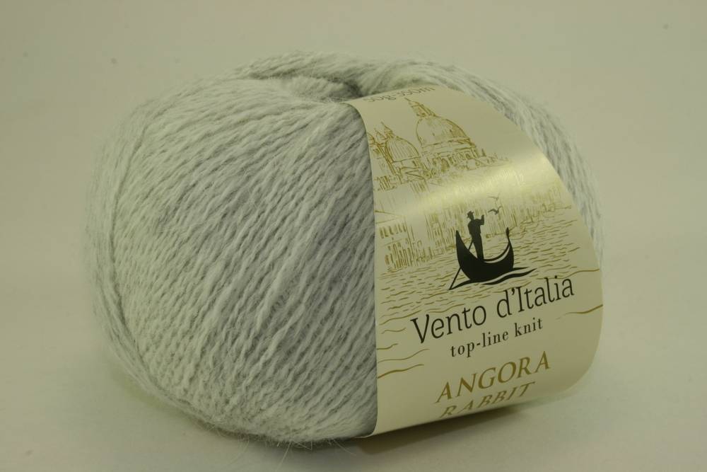 Пряжа Vento d'Italia ANGORA RABBIT (Цвет: 32 св.серый меланж)