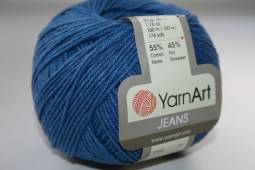 Пряжа Yarn Art JEANS  (Цвет: 17 темно-синий)